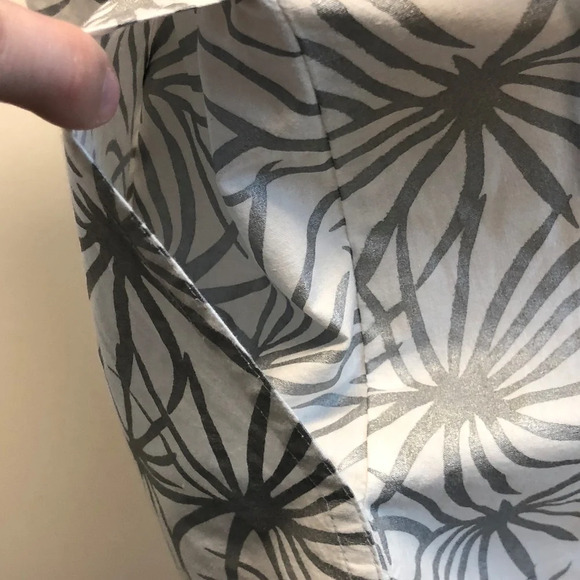 Gretchen Scott White Silver Accent Tunic Shirt - Picture 6 of 7